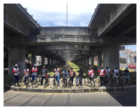 Santri PPPM Baitul Makmur Berpartisipasi dalam Gowes LDII Jawa Timur 2019